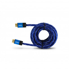 Кабель HDMI 3GO CHDMI52 Черный/Синий, 5 м