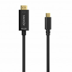 HDMI Cable Aisens A109-0623 Black 80 cm