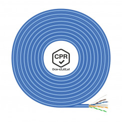 Жесткий сетевой кабель UTP категории 6 Aisens A135-0663, синий, 305 м