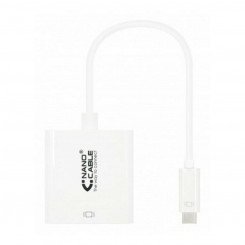 USB-C-DVI Adapter NANOCABLE 10.16.4103 (15 cm)
