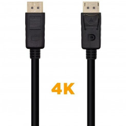 DisplayPort Kaabel Aisens A124-0387 Must 5 m