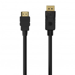 DisplayPort-HDMI Cable Aisens A125-0551 Black 1.5 m