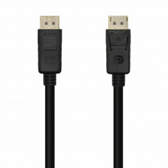 DisplayPort Cable Aisens A124-0455 Black 1 m