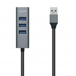 USB-хаб Aisens A106-0507 Серый Алюминий