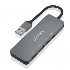 USB hub Aisens A106-0696 Grey