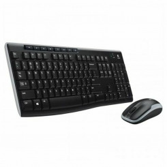 Клавиатура и беспроводная мышь Logitech 920-004513 Черный испанский QWERTY QWERTY