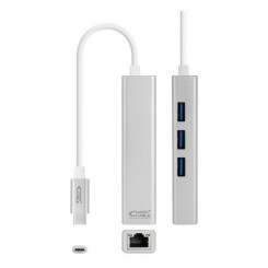USB 3.0 Gigabit Ethernet Muundur NANOCABLE 10.03.0404