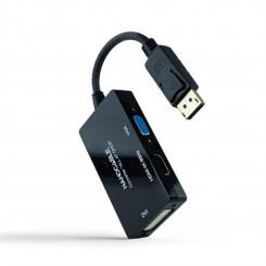 DisplayPort-VGA/DVI/HDMI Adapter NANOCABLE 10.16.3301-ALL Must 20 cm
