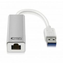 Жесткий сетевой кабель UTP категории 6 NANOCABLE USB 3.0/RJ-45, 0,15 м