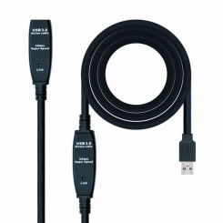 USB-удлинитель NANOCABLE 10.01.0312 Черный 10 м