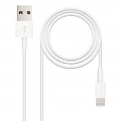 Lighting cable NANOCABLE 10.10.0402 (1 m) White 2 m