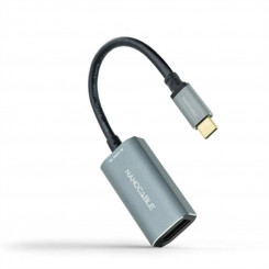 Адаптер USB-C-DisplayPort NANOCABLE 10.16.4104-G Hall 15 см 8K Ultra HD