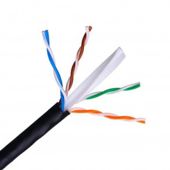 Жесткий сетевой кабель UTP категории 6 NANOCABLE 10.20.0502-EXT-BK 100 м Черный 100 м