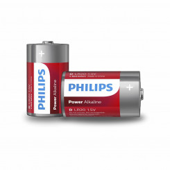 Leelispatareid Philips Batería LR20P2B/10 1,5 V