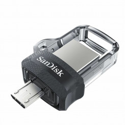 USB-накопитель SanDisk Ultra Dual m3.0 Silver 128 ГБ