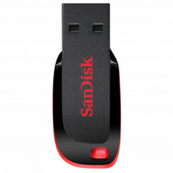 Memory stick SanDisk Cruzer Blade Black Black/Red 128 GB