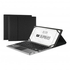 Ümbris Klaviatuurile ja Tahvelarvutile Subblim SUB-KT2-BTP001 Hispaaniakeelne Qwerty Must