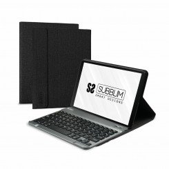 Case for Keyboard and Tablet Subblim SUBKT3-BTL300 Black Spanish Qwerty QWERTY 10.6