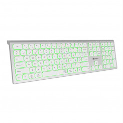 Bluetooth Keyboard Subblim SUBKB-3MIE300 Spanish Qwerty White