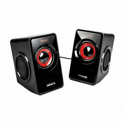 Gamer Speakers Mars Gaming MS1 Black Red/Black 10 W