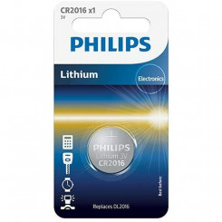 Liitium Nööppatarei Philips CR2016/01B 3 V