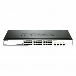Switch D-Link DGS-1210-24/E 20 p 10 / 100 / 1000 Mbps 4 x SFP Black