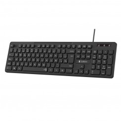 Цифровая клавиатура Subblim SUBKBC-0SSK50 Черная испанская Qwerty QWERTY