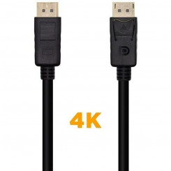 DisplayPort Kaabel Aisens A124-0549 Must 1,5 m