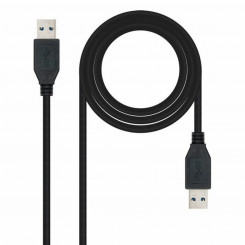 USB 3.0 A - USB A Kaabel NANOCABLE 10.01.1002-BK Должна 2 м