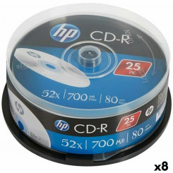 CD-R HP 700 MB 52x (8 Ühikut)