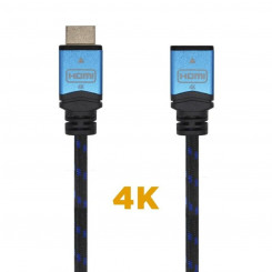 HDMI Cable Aisens A120-0453 Black Black/Blue 2 m Extension cable