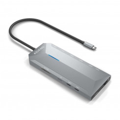 USB-хаб Aisens ASUC-12P005-GR Серый 100 Вт