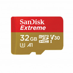 MicroSD Mälikaart с адаптером SanDisk Extreme 32 ГБ