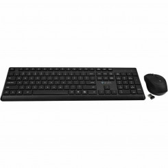Клавиатура и мышь V7 CKW350US Black Qwerty US