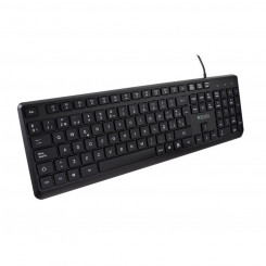 Keyboard V7 KU350ES Black Spanish Qwerty