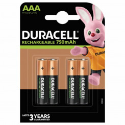 Аккумуляторные батареи DURACELL AAA LR3 4UD (10 шт.)