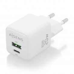 Зарядное устройство Aisens ASCH-20W2P010-W White 20 Вт (1 шт.)