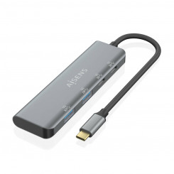 USB hub Aisens A109-0763 Gray (1 Unit)