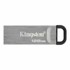 USB-pulk Kingston DTKN/128GB Must Hõbedane 128 GB