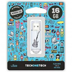 USB-pulk Tech One Tech Be Original Crazy Black Guitar 16 GB