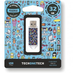 USB-pulk Tech One Tech Kaotic Dark 32 ГБ