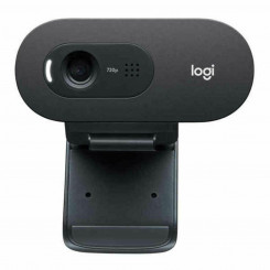 Веб-камера Logitech 960-001372 HD 720P Черный