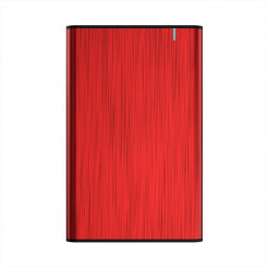 Hard disk case Aisens ASE-2525RED Red 2.5