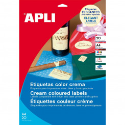 Stickers/Labels Apli Pink 210 x 297 mm