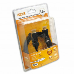 HDMI Cable Axil 1.5 m Black Male plug/Male plug