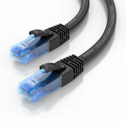 Жесткий сетевой кабель UTP категории 6 Aisens AWG26, черный, 7,5 м