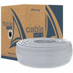Жесткий сетевой кабель UTP категории 6 Phasak PHR 6100 Серый 100 м