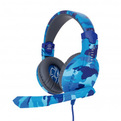 Headphones with microphone FR-TEC FT2011 Blue