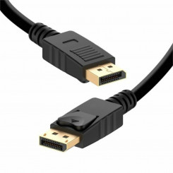 DisplayPort Cable PcCom PCCES-CAB-DP12 Black 4K Ultra HD 1.8 m