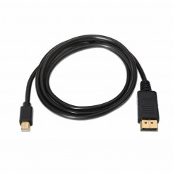 DisplayPort Cable Aisens A124-0132 Black 3 m